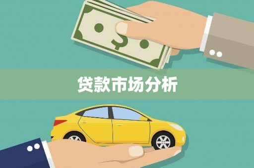 汪清贷款市场分析