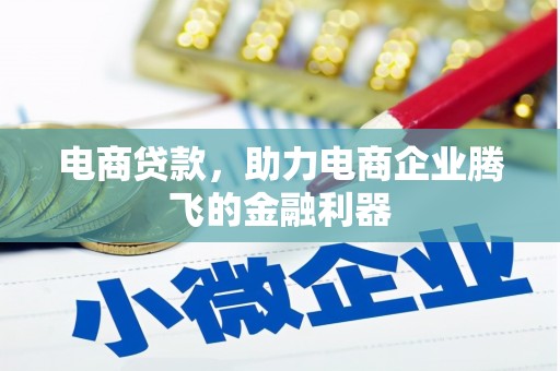 汪清电商贷款，助力电商企业腾飞的金融利器