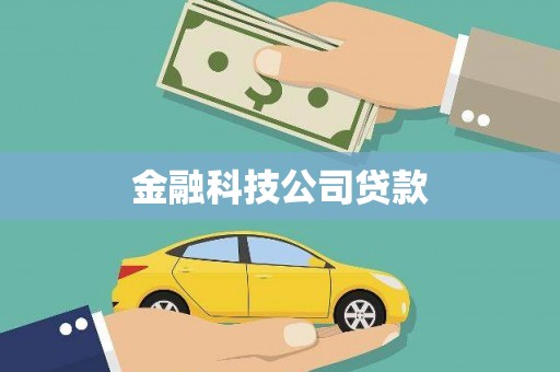 汪清金融科技公司贷款