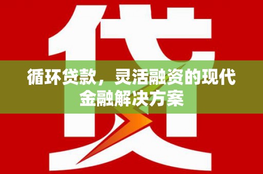 汪清循环贷款，灵活融资的现代金融解决方案