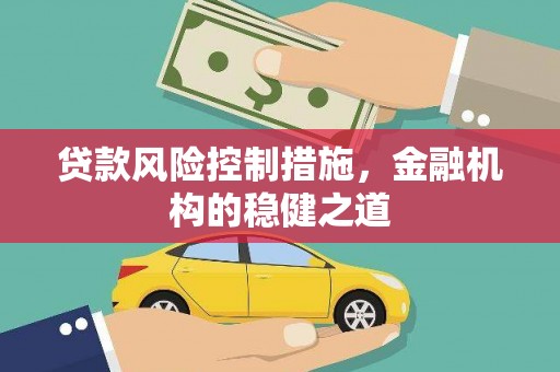 汪清贷款风险控制措施，金融机构的稳健之道