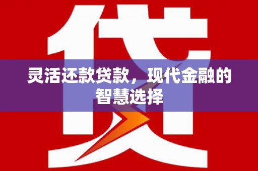 汪清灵活还款贷款，现代金融的智慧选择