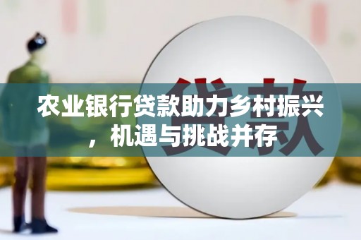 汪清农业银行贷款助力乡村振兴，机遇与挑战并存