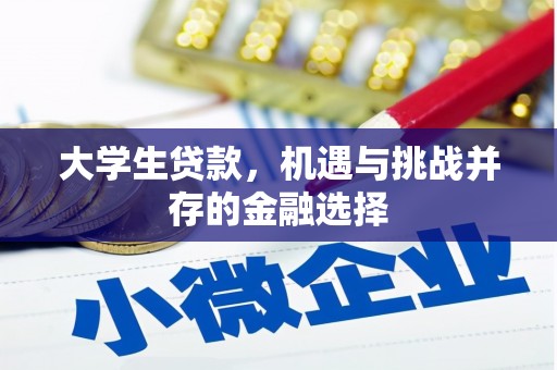 汪清大学生贷款，机遇与挑战并存的金融选择