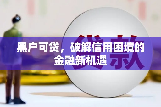 汪清黑户可贷，破解信用困境的金融新机遇
