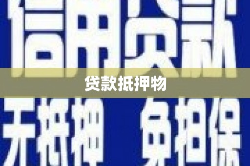 汪清贷款抵押物