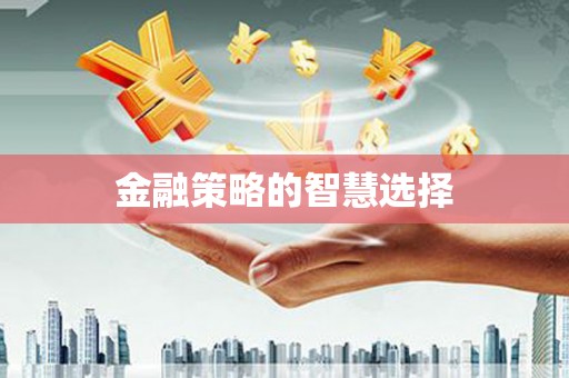 汪清金融策略的智慧选择