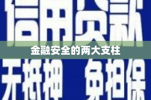 汪清金融安全的两大支柱